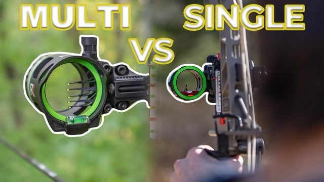 Single V.S. Multi Pin Bow Sights ft. Whitetail DNA